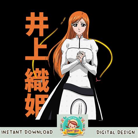 Bleach Orihime with Kanji PNG Download copy | Inspire Uplift