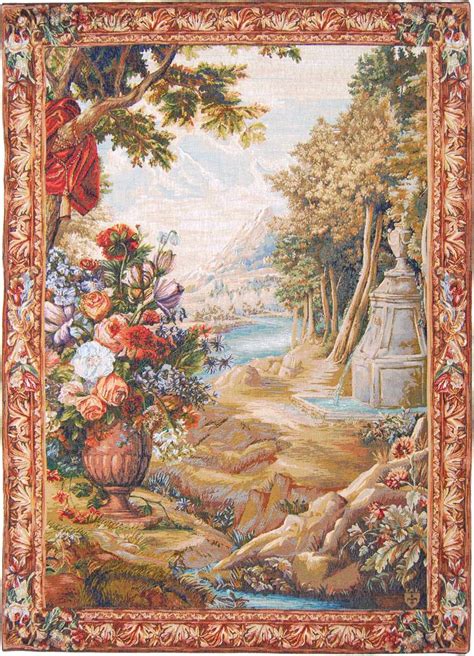 Bouquet with Drape - Floral and Landscapes - Wall tapestries - Mille Fleurs Tapestries