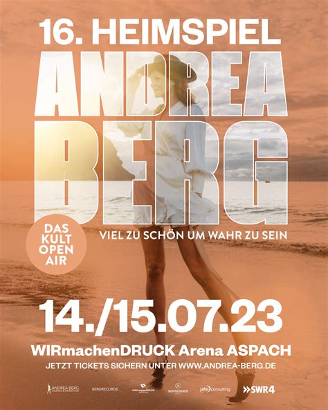 ANDREA BERG Andrea Berg präsentiert die Titel der 12 Songs ihres neuen