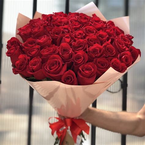 Bouquet 51 red roses Ecuador - buy with delivery in Odessa
