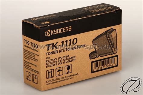 Kyocera TK-1110 - картридж оригинальный | Киосера 1T02M50NXV Black/Черный