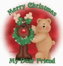 Merry Christmas Friend GIF - Merry Christmas Friend - Discover & Share GIFs