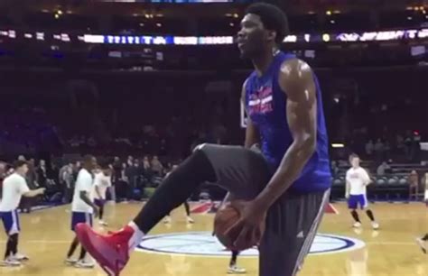 Joel Embiid Throws Down Between-the-Legs Dunk, Reminds Everyone He’s Not 300 Pounds | Complex