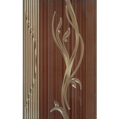 Декор Сорел 25x40 кафяв 7549 КАЙ | Rosco