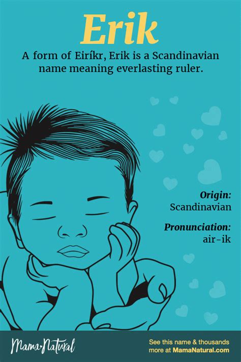 Erik Name Meaning, Origin, Popularity, Boy Names Like Erik - Mama Natural