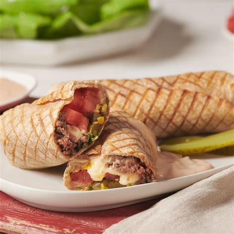 Grilled Cheeseburger Wrap | POM