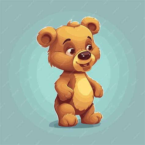 Premium Vector | Cute kawaii bear