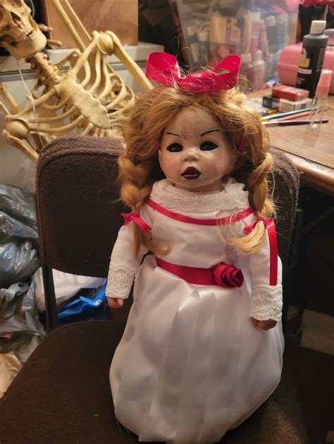 Handmade Annabelle Doll - Etsy