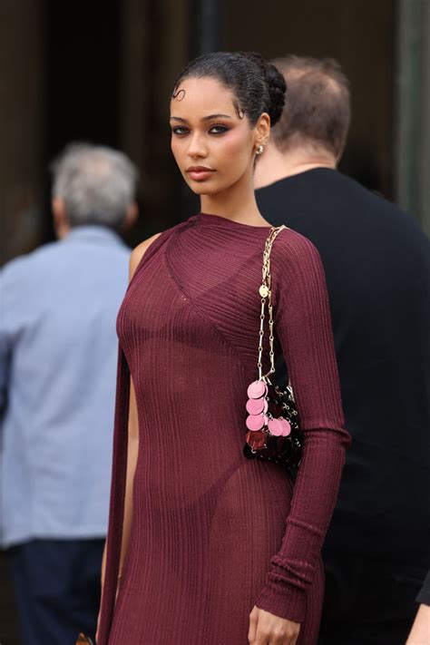JAMILLA STRAND at Rabanne Womenswear Spring/Summer 2024 Show at Paris