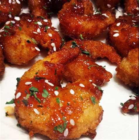 Stephanie Cooks: Crunchy Honey BBQ Shrimp