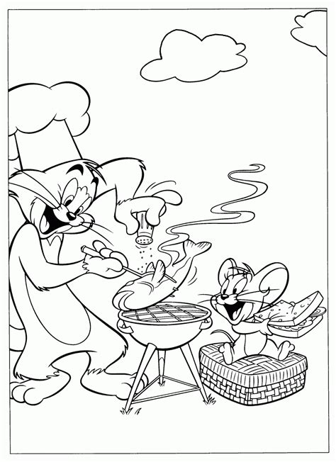 Desenhos Tom e Jerry Para Colorir | Desenhos para colorir