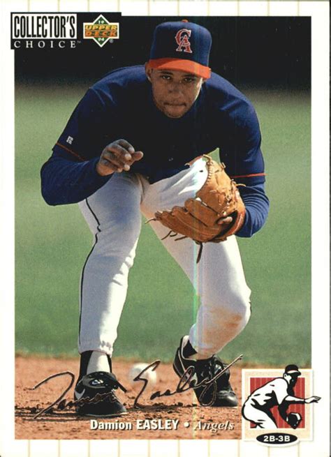 1994 Collector's Choice Silver Signature #505 Damion Easley - NM-MT