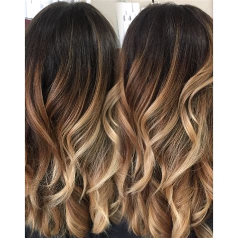 Colormelt balayage color melt hair painting freehand colorist