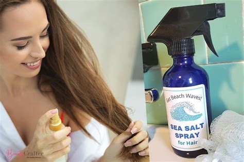 how to apply sea salt spray to straight hair