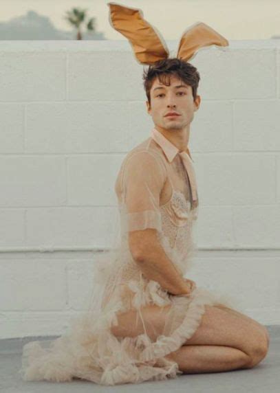 Fantastic beasts 2 actor ezra miller poses in gender fluid outfits for ...