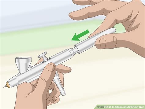 how to clean airbrush