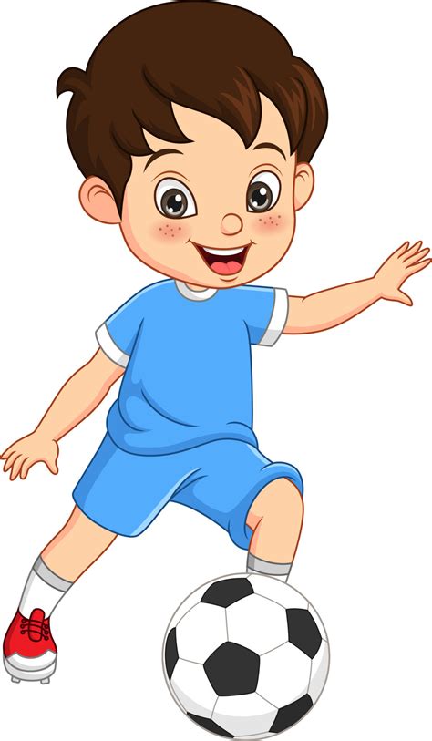 Boy Playing Soccer Vector Art, Icons, and Graphics for Free Download