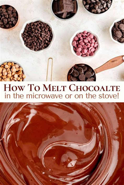 How to melt chocolate in the microwave – Artofit