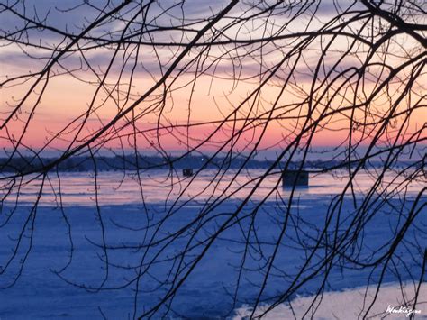 Wallpaper : pink, winter, sky, Sun, Canada, ice, nature, rose, sunrise ...
