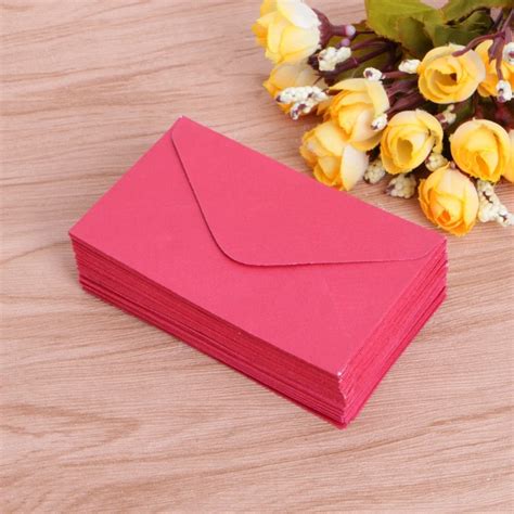 Бумажные конверты в ретро стиле, 50 шт | AliExpress