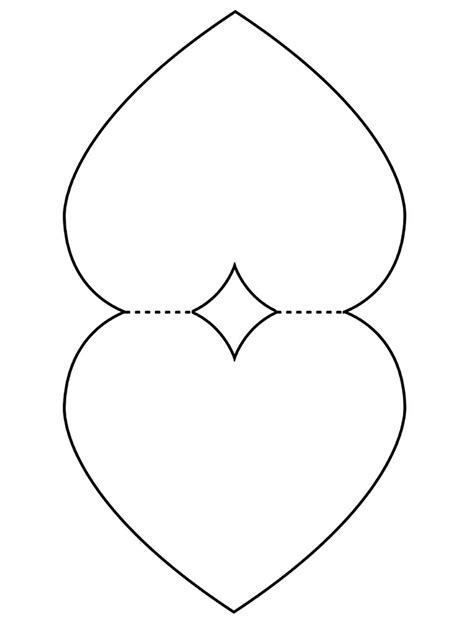 Moldes Coração Para Imprimir - 5