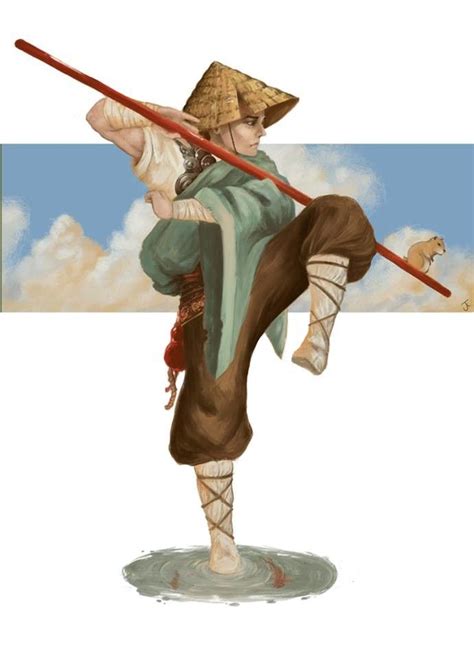 Elf Monk, Josh Ketchen on ArtStation at https://www.artstation.com ...