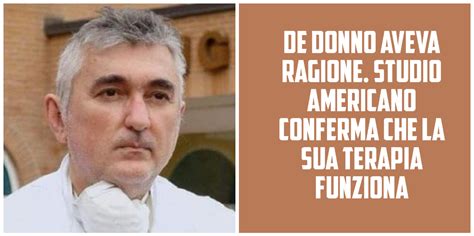 naturamorevole news de donno aveva ragione studio americano conferma