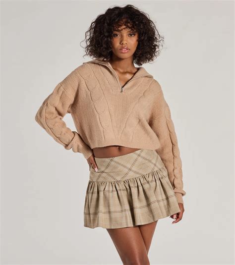 Elevated Cozy Half-Zip Cable Knit Sweater & Windsor
