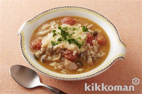 Cherry Tomato and Shimeji Mushroom Risotto Recipe | Kikkoman Corporation
