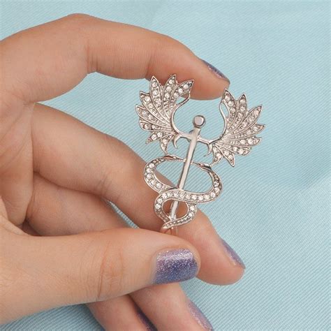 Custom Enamel Pin Nurse Doctor Rose Gold Silver Jewelry Brooch Lapel ...