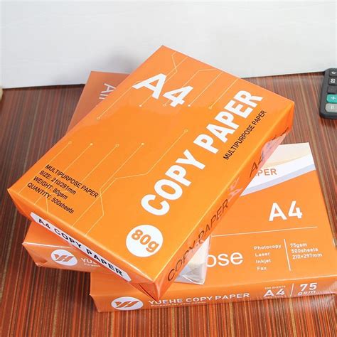 White A4 Copy Paper 500 Sheet Copy Laser Paper 70GSM 75GSM 80GSM - A4 ...