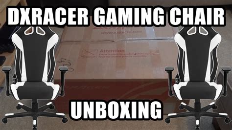 DXRacer Gaming Chair Unboxing & Quick Look | OH/RW106/NW | Black and ...