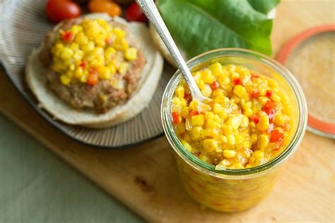 Sweet and Spicy Corn Relish - Crumb: A Food Blog