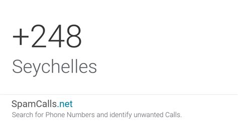 Country Code +248: Phone Calls from Seychelles