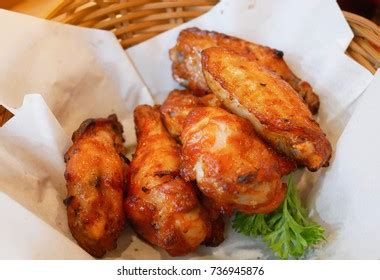 Hot Spicy Bbq Chicken Wings On Stock Photo 736945876 | Shutterstock