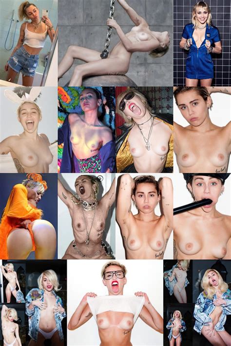 Miley Cyrus Nude (1 New Collage Photo) | #TheFappening