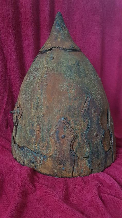Helmet of Kievan Rus From the Black Grave Mound. Drained Metal | Etsy