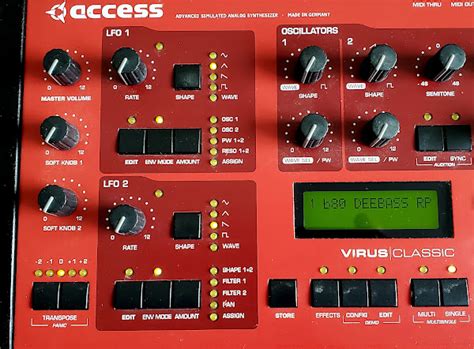 MATRIXSYNTH: Access Virus Classic Desktop Virtual Analog Digital ...