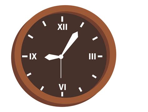 object clock  circle shape  png