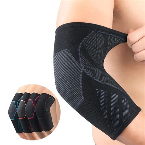 Elbow Compression Sleeve(1 Pair)，Tennis Elbow Braces for Tendonitis and