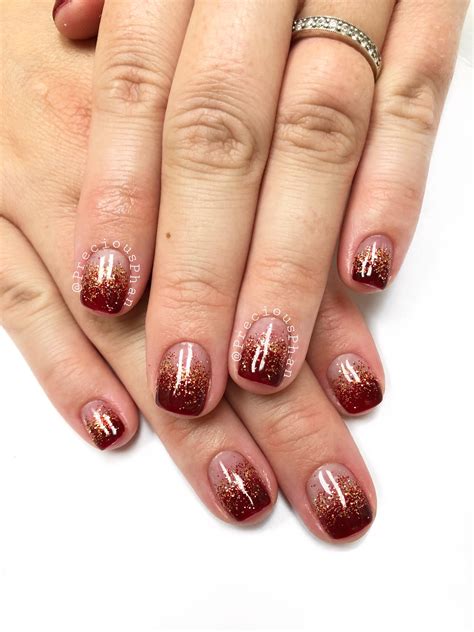 Pin by Tabitha Woody on Cute nails | Maroon nails, Fall gel nails ...