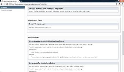 inspired  actual   java se  javadoc api documentation