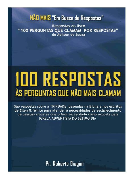 (PDF) Respostas ao livro UIOO PERGUNTAS QUE CLAMAM POR RESPOSTAS" de ...