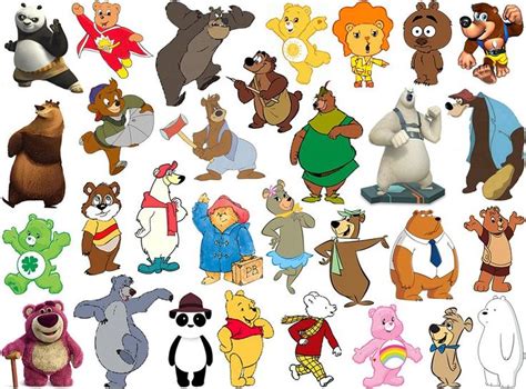 Find the Cartoon Bears Quiz | Bear cartoon, Cartoon caracters, Famous ...