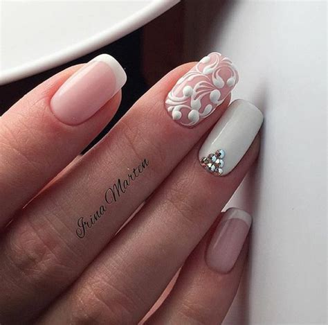20 оригинальных вариантов маникюра с вензелями | Nail art wedding ...