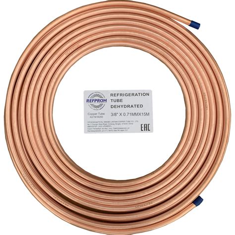 Труба медная Refprom 3/8" (9,52х0,71) бухта 15м 2467 002467 - выгодная ...