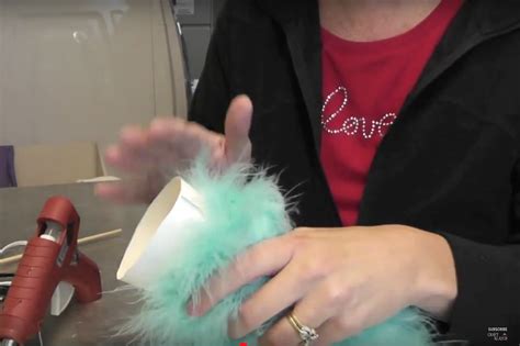 Whimsical Feather Boa Christmas Tree - Craft Klatch
