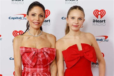 Bethenny Frankel and Daughter Bryn, 13, Twin in Festive Red Mini ...