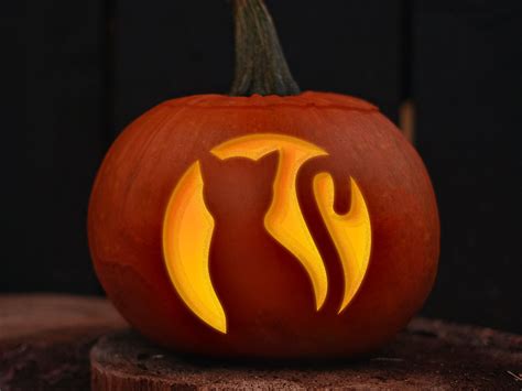 Cats and Dogs PRINTABLE Pumpkin Carving Stencil Set - Animal Lover Jack