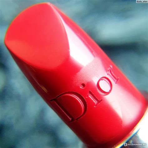 Губная помада Dior Rouge - «Самый знаменитый оттенок Dior rouge. Самый ...